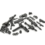 Custom Piece Miniature – military heavy weapons black – 3D Print for LEGO minifigure