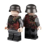 Custom Piece Miniature – military short camouflage vest smock M44 Splittertarnmuster splinter pattern camouflage – 3D Print for LEGO Minifigure