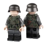 Custom Piece Miniature – military short camouflage vest smock M44 Splittertarnmuster splinter pattern camouflage – 3D Print for LEGO Minifigure