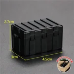 Custom Piece Miniature – military weapons storage box container crate black – 3D Print for LEGO minifigure