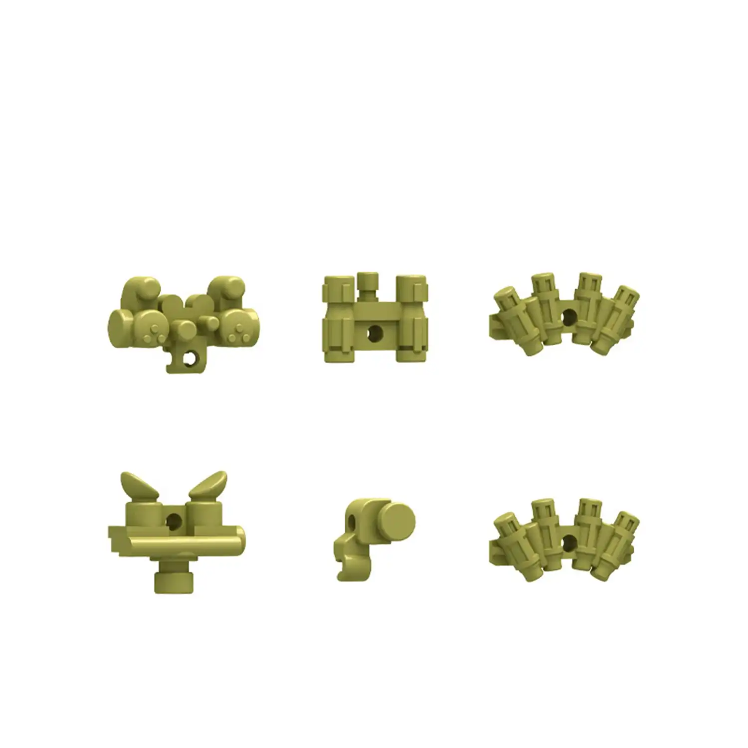 Custom Piece Miniature – night vision goggle NVG accessories olive green – 3D Print for LEGO minifigure