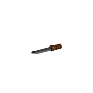 Custom Piece Miniature – triangular bayonet trench knife – 3D Print for LEGO Minifigure