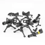 Custom Piece Miniature –  tripod mounted heavy weapon shoulder fired launcher – 3D Print for LEGO minifigure