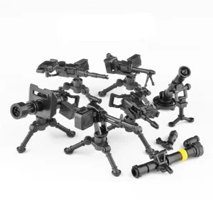 Custom Piece Miniature – tripod mounted heavy weapon shoulder fired launcher – 3D Print for LEGO minifigure