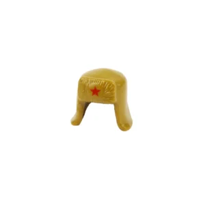 Custom Piece Miniature – ushanka style hat Russian fur cap with ear flaps – 3D Print for LEGO minifigure