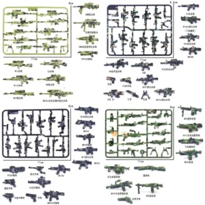 Custom Piece Miniature – weapons and equipments Camouflage – 3D Print for LEGO minifigure