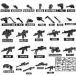 Custom Piece Miniature – weapons and equipments – 3D Print for LEGO minifigure