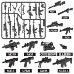 Custom Piece Miniature – weapons and equipments – 3D Print for LEGO minifigure