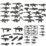 Custom Piece Miniature – weapons firearms and equipment – 3D Print for LEGO minifigure