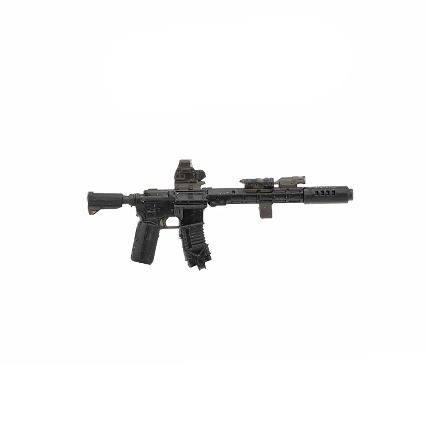 Custom Piece – AR 15 M4 carbine in a URG I configuration – 3D Print for LEGO minifigure