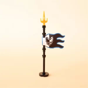 Custom Piece – Black Eagle Falcon faction standard flag – 3D Print for LEGO