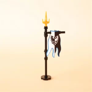 Custom Piece – Black Falcon Eagle faction flag – 3D Print for LEGO