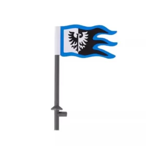 Custom Piece – Black Falcons faction flag – 3D Print for LEGO