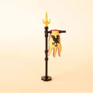 Custom Piece – Dark Raven Knight faction flag – 3D Print for LEGO