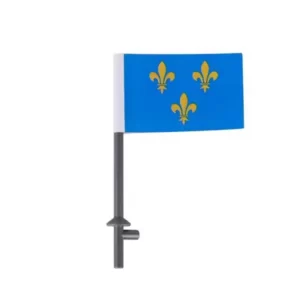 Custom Piece – French royalty or regions like Île-de-France flag – 3D Print for LEGO