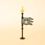 Custom Piece – House Baratheon Stag faction flag – 3D Print for LEGO Minifigure
