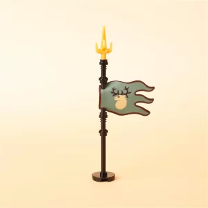 Custom Piece – House Baratheon Stag faction flag – 3D Print for LEGO
