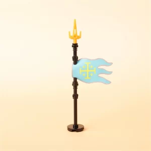Custom Piece – Kingdom of Jerusalem faction standard flag – 3D Print for LEGO