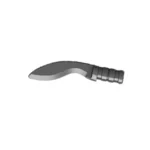 Custom Piece – Kukri knife dark grey – 3D Print for LEGO Minifigure