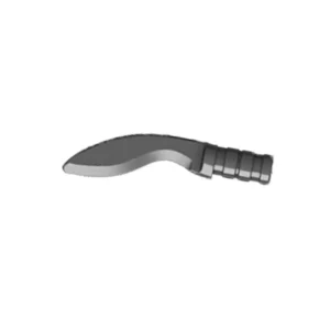 Custom Piece – Kukri knife dark grey – 3D Print for LEGO