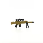 Custom Piece – M110 Sniper Rifle tan coyote brown – 3D Print for LEGO minifigure