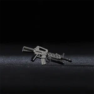 Custom Piece – M16 assault rifle with attached grenade launcher – 3D Print for LEGO minifigure