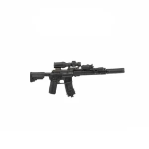 Custom Piece – M4 carbine equipped with the URG I Upper Receiver Group Improved – 3D Print for LEGO minifigure