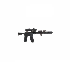 Custom Piece – M4 carbine with a URG I Upper Receiver Group Improved AR-15 pattern rifle – 3D Print for LEGO minifigure