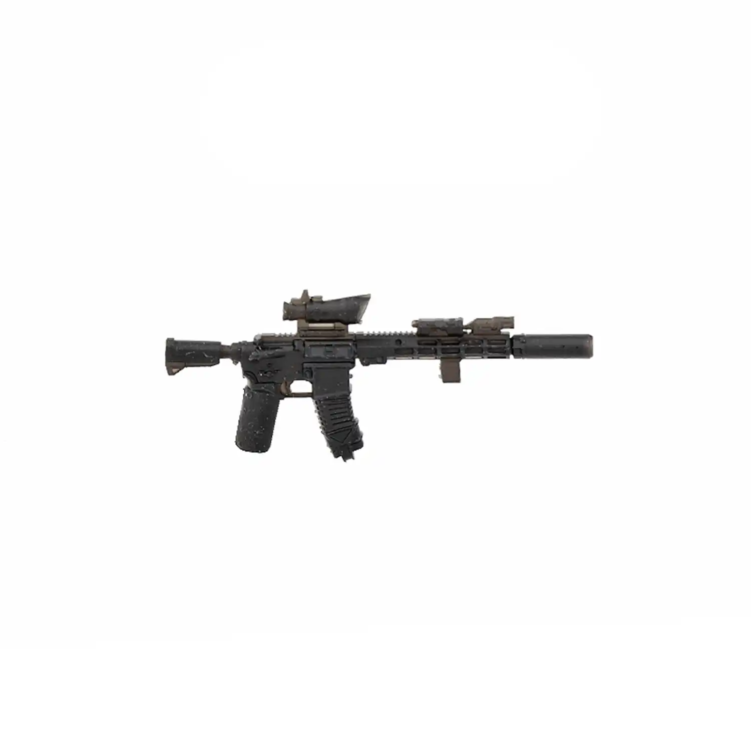 Custom Piece – M4A1 carbine URG I with an ACOG sight and suppressor – 3D Print for LEGO minifigure