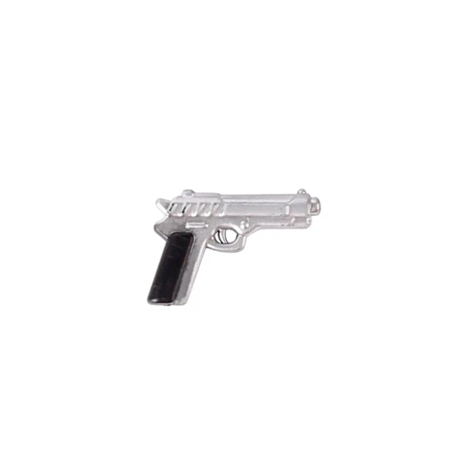 Custom Piece – M9 silver semi automatic pistol – 3D Print for LEGO