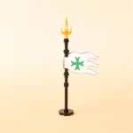 Custom Piece – Order of Saint Lazarus faction standard flag – 3D Print for LEGO Minifigure