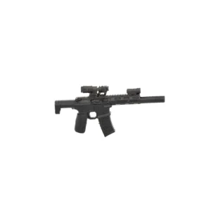 Custom Piece – Q Honey Badger rifle – 3D Print for LEGO minifigure