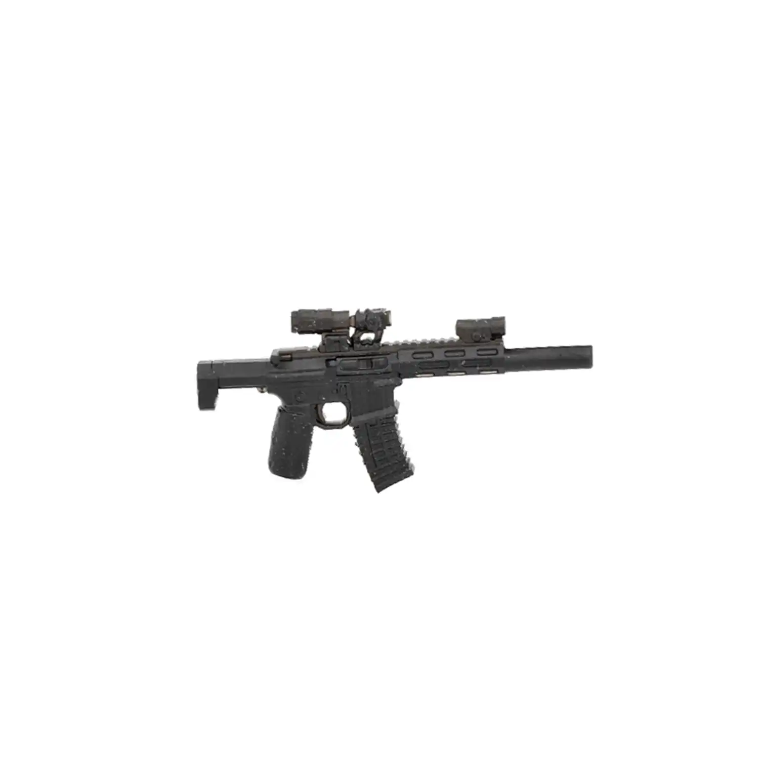 Custom Piece – Q Honey Badger rifle – 3D Print for LEGO minifigure