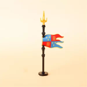 Custom Piece – Royal Arms of England faction standard flag – 3D Print for LEGO