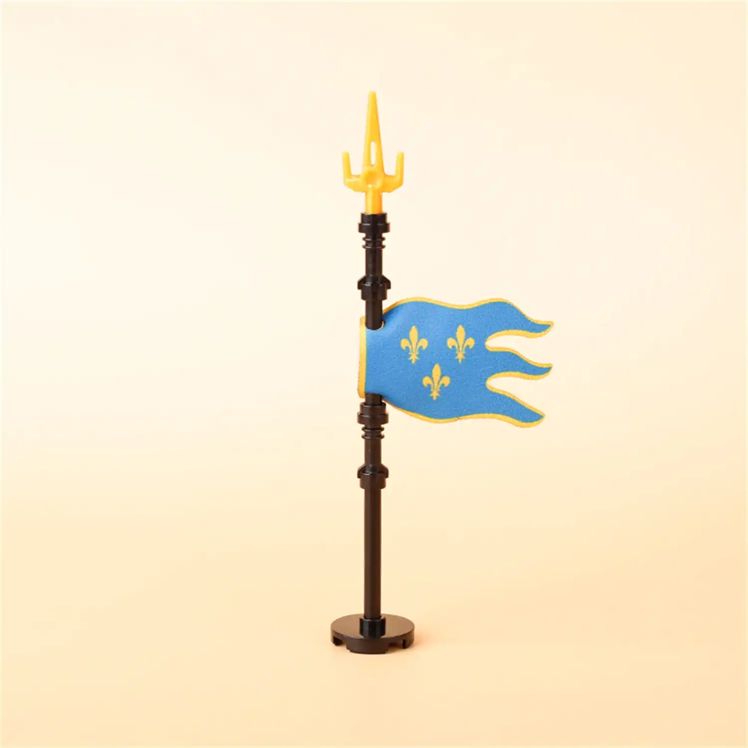 Custom Piece – Royal Banner of France faction standard flag – 3D Print for LEGO