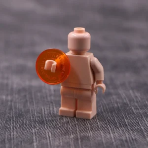 Custom Piece – Runic magic energy disc shield orange for minifigures – 3D Print for LEGO