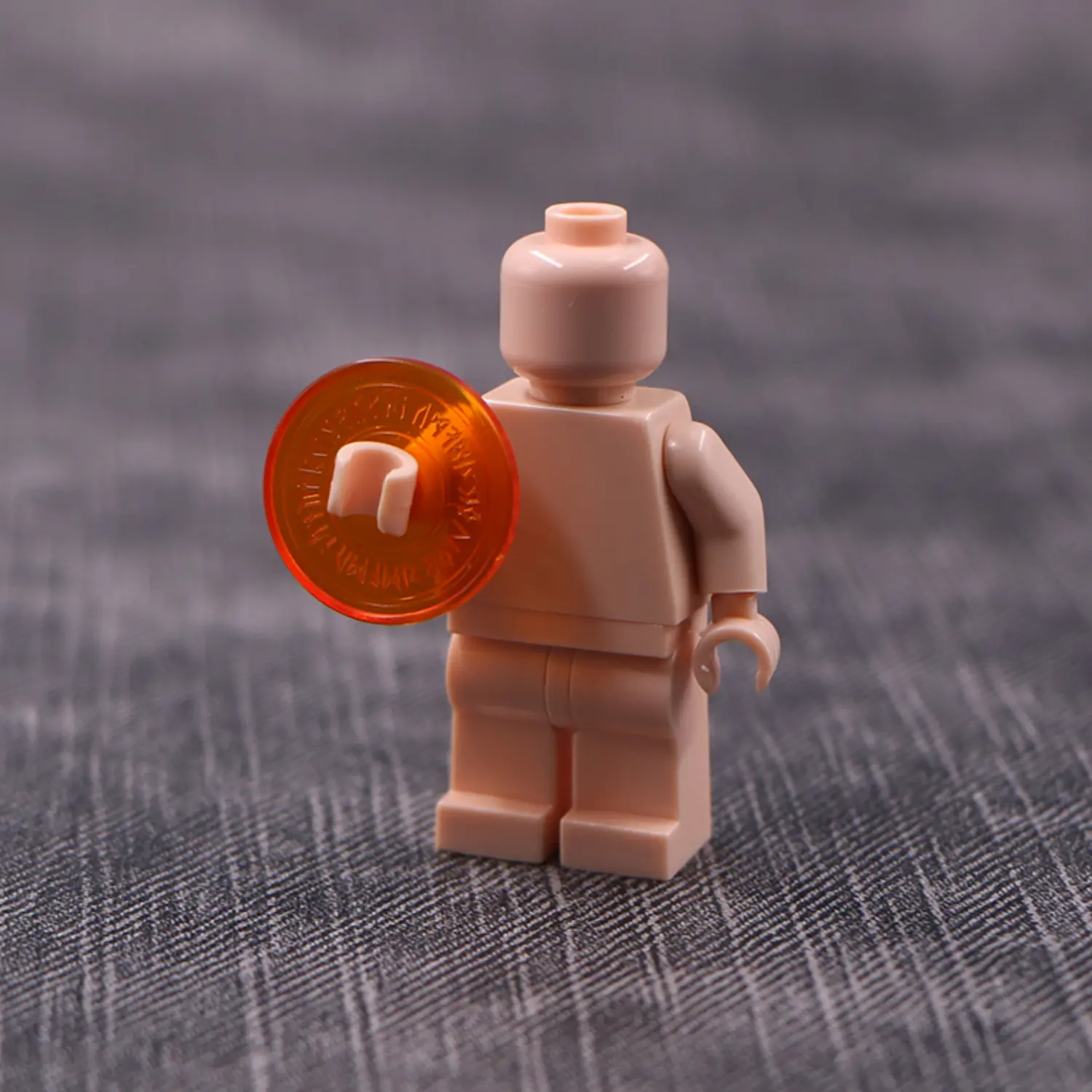 Custom Piece – Runic magic energy disc shield orange for minifigures – 3D Print for LEGO