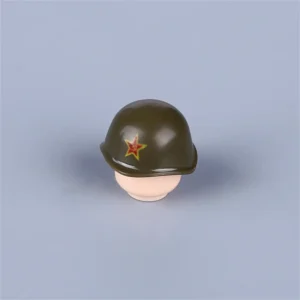 Custom Piece – Soviet era helmet with a red star emblem – 3D Print for LEGO minifigure