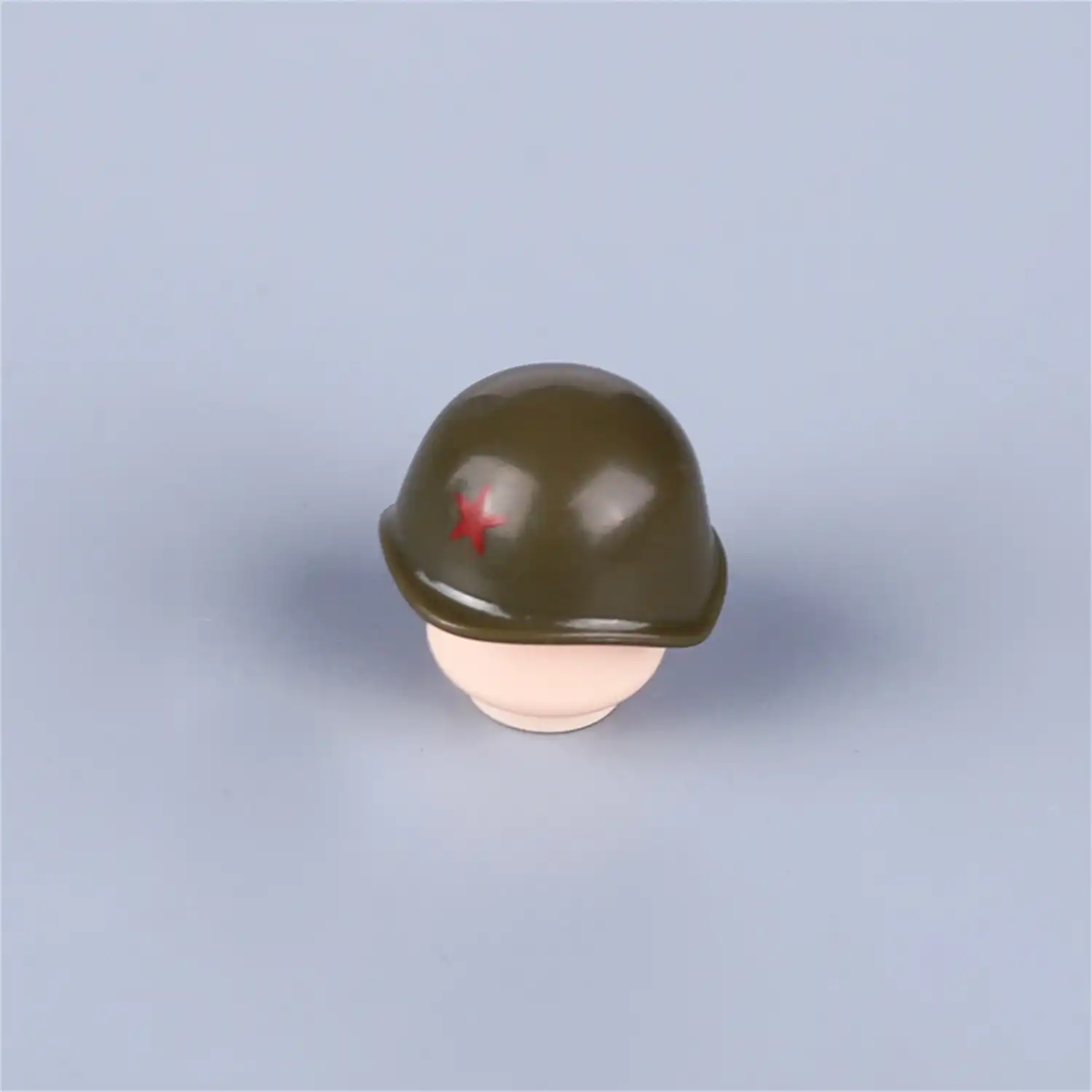 Custom Piece – Soviet era military helmet with a red star emblem – 3D Print for LEGO minifigure