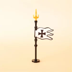 Custom Piece – Teutonic Knight Crusader faction flag – 3D Print for LEGO