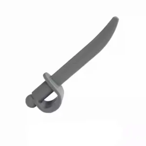 Custom Piece – dark grey pirate cutlass sword 2530 – 3D Print for LEGO 6205448