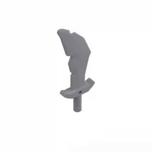 Custom Piece – flat silver broadsword scimitar sword 60752 – 3D Print for LEGO 461182