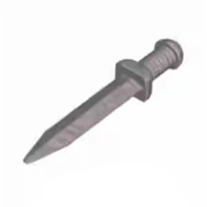 Custom Piece – flat silver short sword dagger Roman gladius 18034 – 3D Print for LEGO 6093532