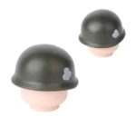 Custom Piece – green M1 helmet 327th Glider Infantry Regiment GIR of the US Army – 3D Print for LEGO minifigure