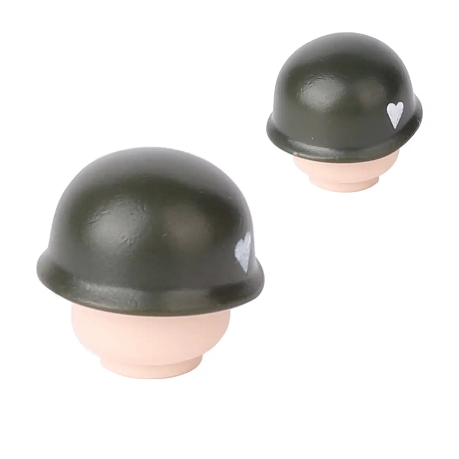 Custom Piece – green M1 helmet 502nd Parachute Infantry Regiment PIR of the US Army– 3D Print for LEGO minifigure