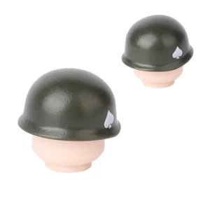 Custom Piece – green M1 helmet 506th Parachute Infantry Regiment PIR of the US Army – 3D Print for LEGO minifigure