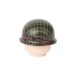 Custom Piece – green M1 helmet with netting and chinstrap – 3D Print for LEGO minifigure