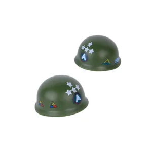 Custom Piece – green Patton helmet styled after the US Army M1 – 3D Print for LEGO minifigure