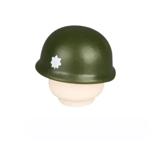 Custom Piece – green helmet Lieutenant Colonel – 3D Print for LEGO minifigure