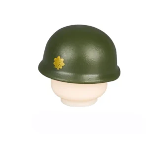 Custom Piece – green helmet Major or Lieutenant Colonel – 3D Print for LEGO minifigure